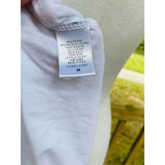 Peloton Womens White Better Is In Us Logo Muscle Pullover Tank Top Medium - Picture 5 of 5